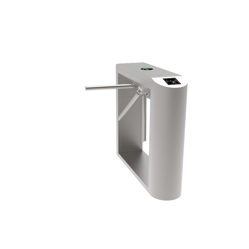 Semi Automatic Tripod Turnstile Gate With IC Card And Facial Recognition Qr Code Option
