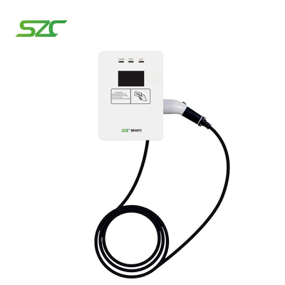 Настраиваемый тип2 EU-насос SZC 7kW 11kW 22kW Красивое зарядное стекло для электромобилей для коммерческих автомобилей на внутренних парковочных площадках